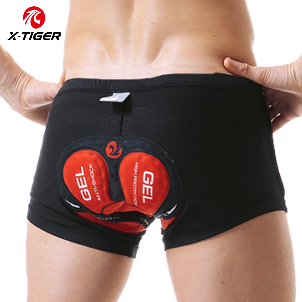 Padded Cycling Shorts 5D Gel - WOSAWE Herren MTB Radlerhose mit 5D