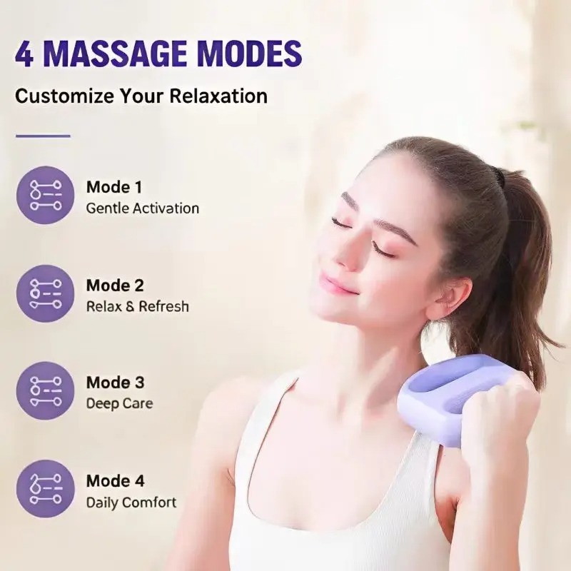 Electric Massage Gun Deep Tissue - Wiederaufladbare Faszien-Massagepistole, Tiefengewebe-Muskelmassagegerät, Elektrische Perkussions-Massagepistole zur
