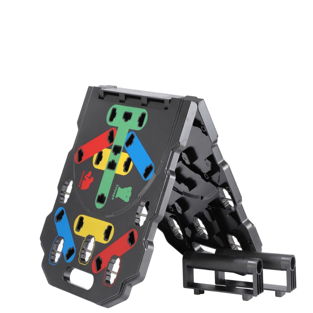 Push Up Board Foldable Multi Function - Tragbares, faltbares Multifunktions-Liegestützboard & -stange mit