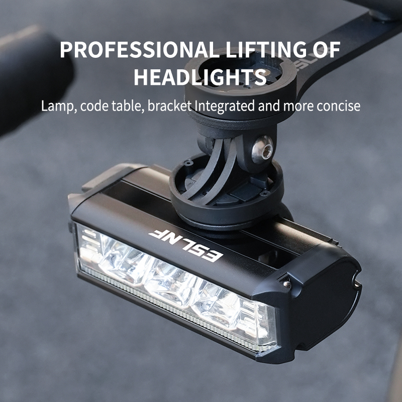 Rechargeable Bicycle Headlight 1000 Lumen - ESLNF 1000Lumen USB wiederaufladbarer MTB-Fahrradlenker-Scheinwerfer, Aluminiumlegierung,