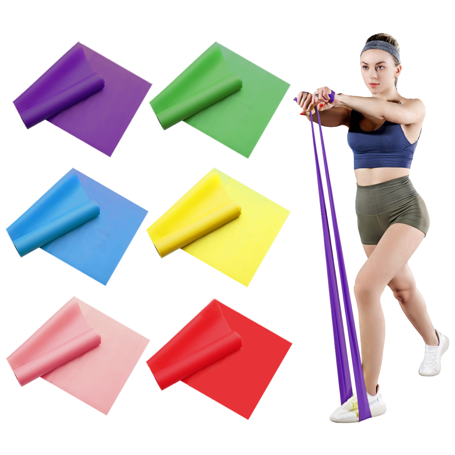 Pilates Bar Kit With Resistance Bands - 2/3/4/6 Stück Yoga-Widerstandsbänder: Elastische TPE-Stretchbänder für