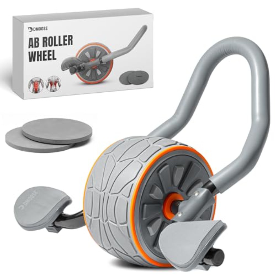 Ab Roller Wheel With Elbow Support - Ab-Roller-Rad mit Ellbogenstütze und 2 Knieschonern