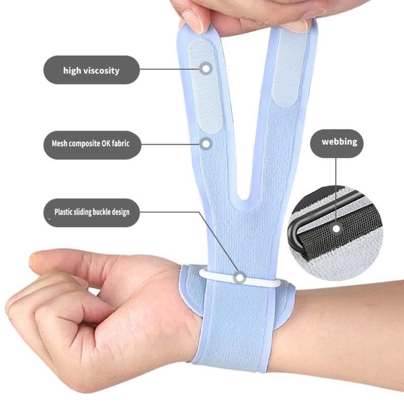 Wrist Wraps Weightlifting Support - 652F Handgelenkstütze Wrap mit verstellbarem Riemen,