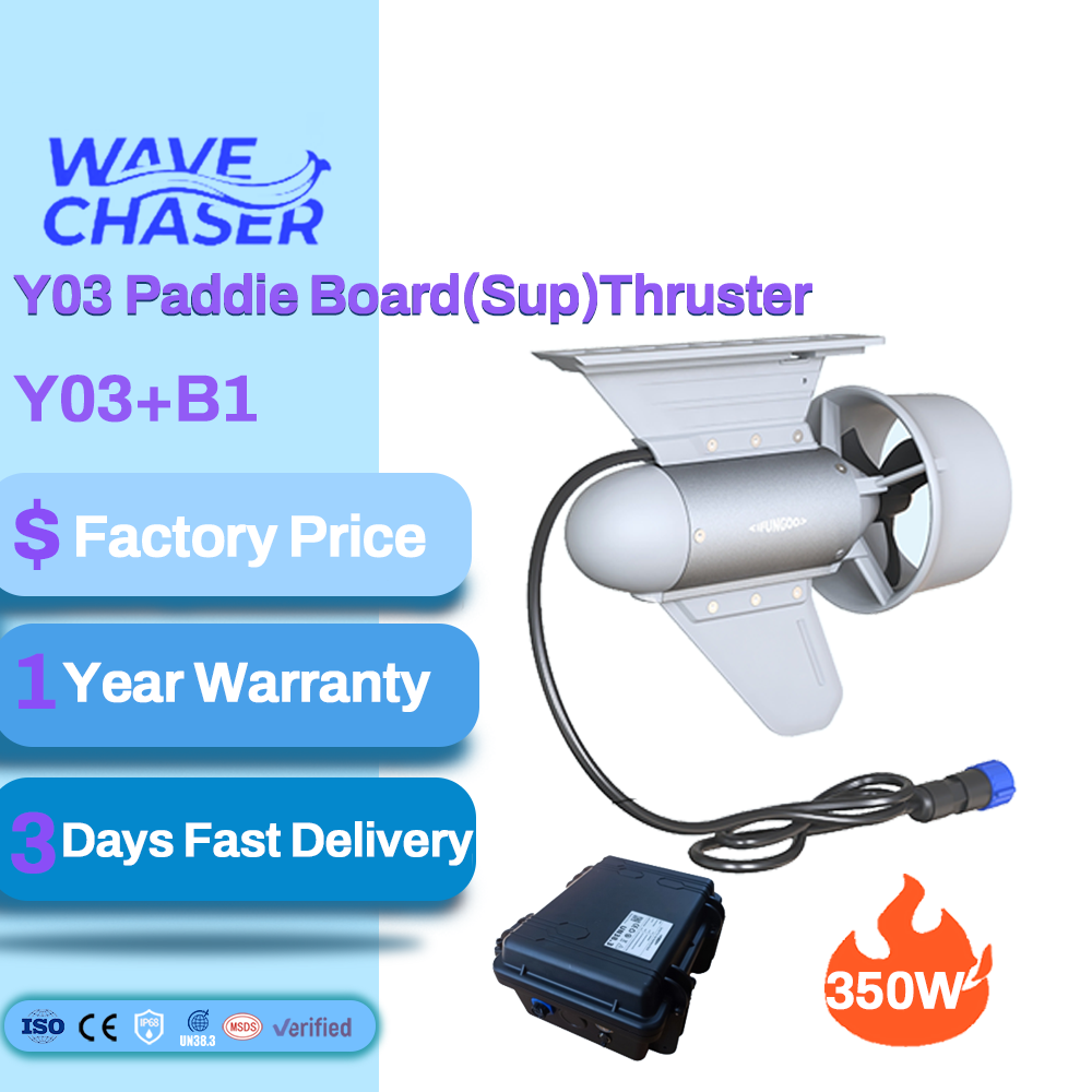 Fishing - sttl Y03-B1 Elektrischer Kajakmotor 350W Propellerbrett