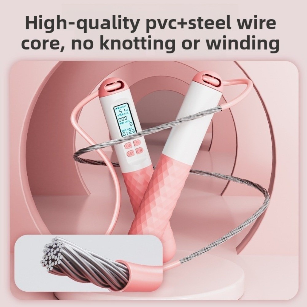 Smart Jump Rope Digital Counter - Kabelloses Springseil mit Zähler Gewichtsreduktion Zählfunktion