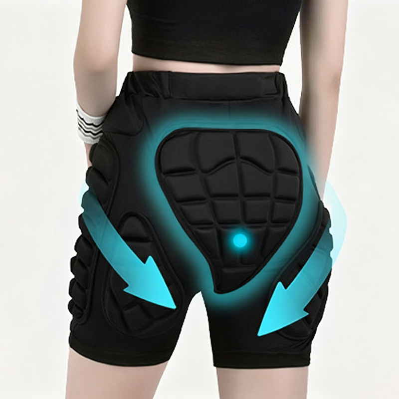 Cycling - Gepolsterte Shorts und Knieschoner 3D-Schutz Hüft-