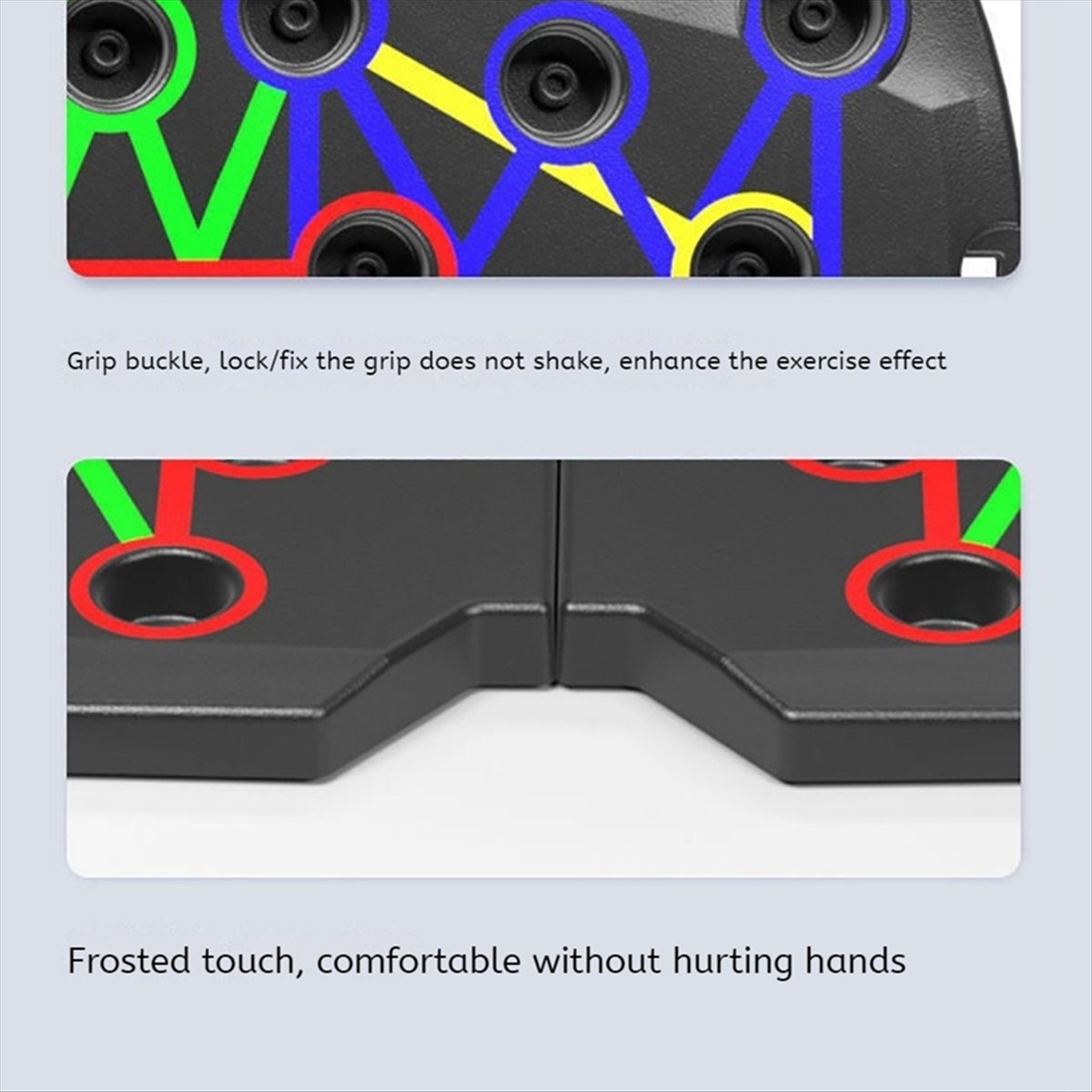 Push Up Board Foldable Multi Function - A10R Tragbares, faltbares Push-Up-Board - Multifunktionales