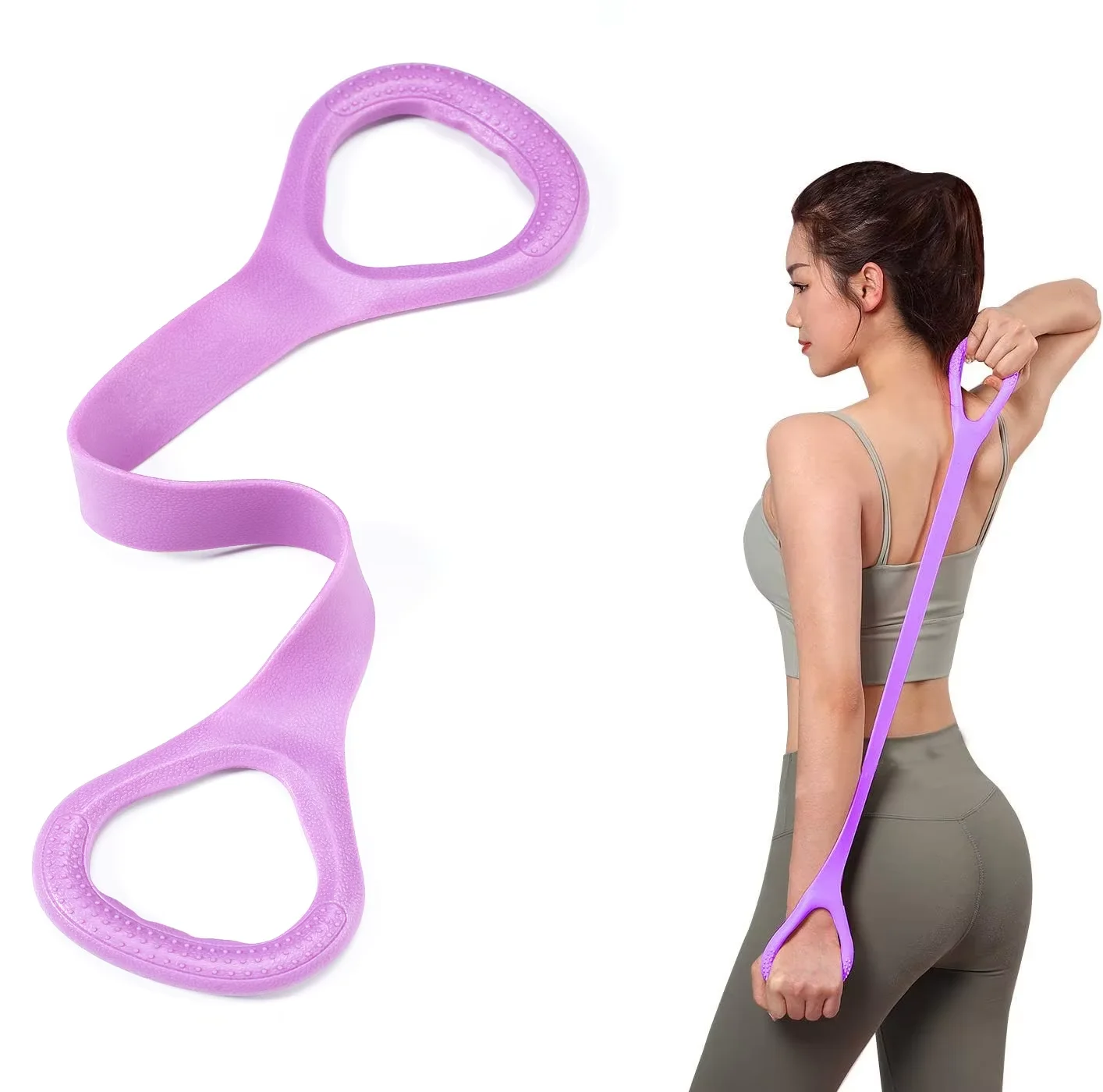 Pilates Bar Kit With Resistance Bands - Fitness Workout Widerstand Band Arm Zurück