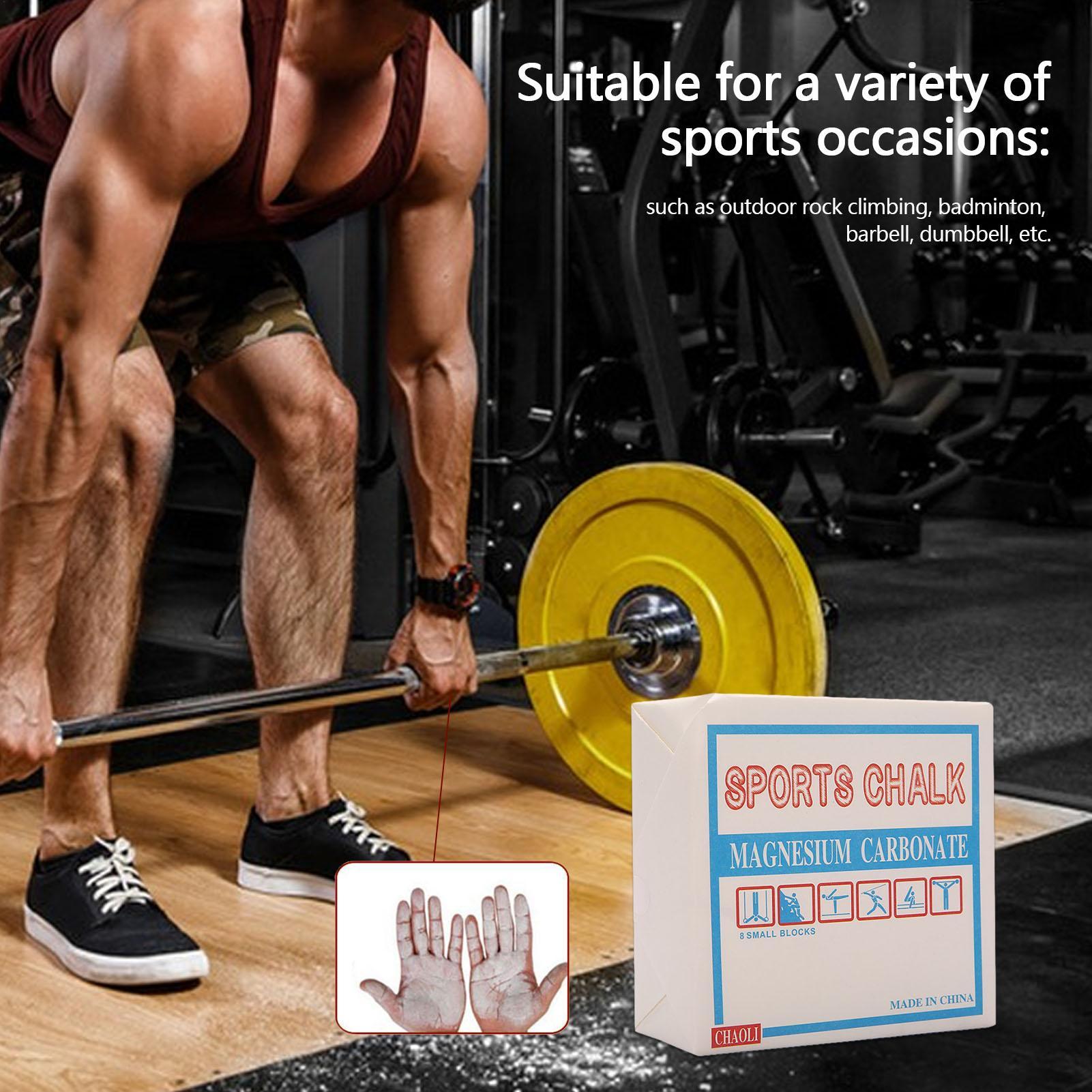 Gym Chalk Block Grip - Anti-Rutsch-Gymnastik-Kreideblock, schweißresistentes Pulver für Workout-Handgriffe, Gymnastikzubehör,