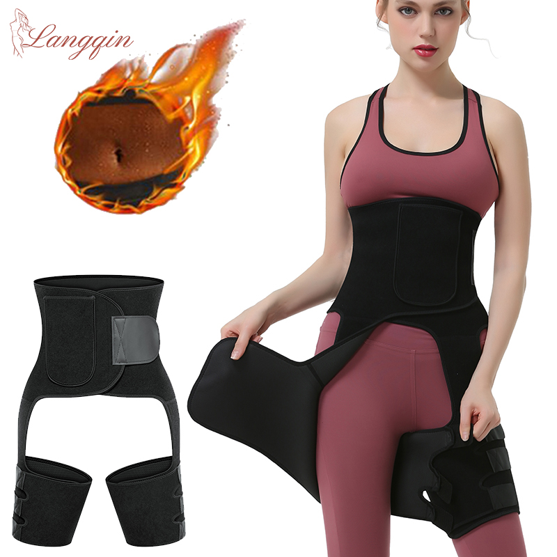 Sweat Waist Trainer Belt Neoprene - Schweiß sauna Doppel kompression Taillen trainer