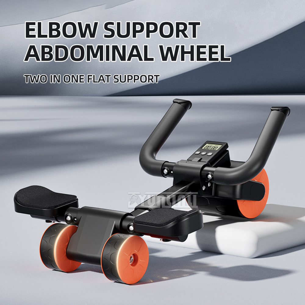 Ab Roller Wheel With Elbow Support - Multifunktionales Bauchtrainer-Set für zu Hause: Bauchmuskelrad