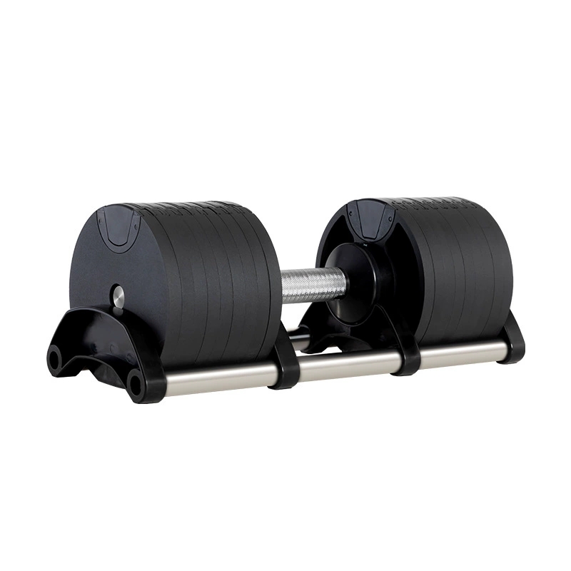 Adjustable Dumbbell Pair 40Kg - für Heimfitness-Hanteln mit Gusseisenbeschichtung. Ein Paar