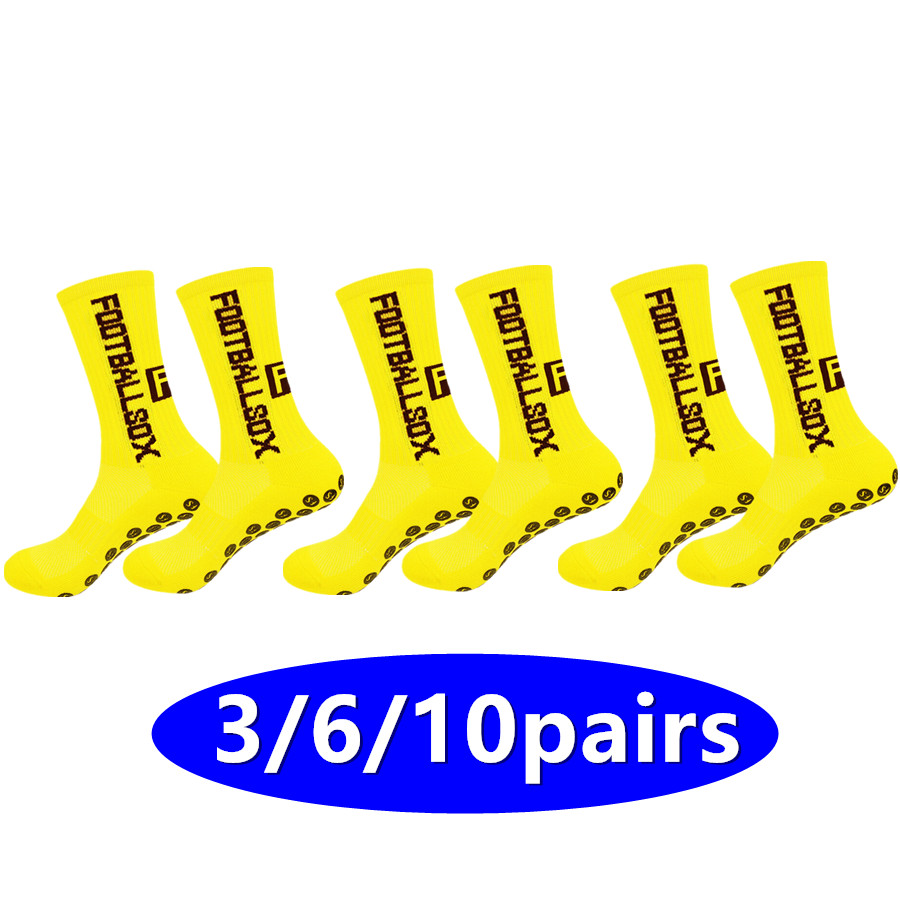 Cycling - 3/6/10 Paar rutschfeste Sport-Grip-Socken für Herren