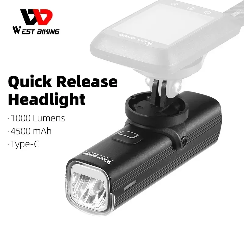 WEST BIKING Fahrrad-Schnellspa – Rechargeable Bicycle Headlight 1000 Lumen Bewertung und Preis