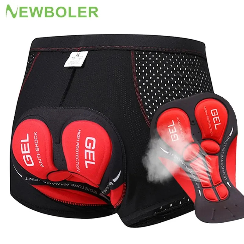 NEWBOLER Herren MTB-Radhose mi – Padded Cycling Shorts 5D Gel Bewertung und Preis