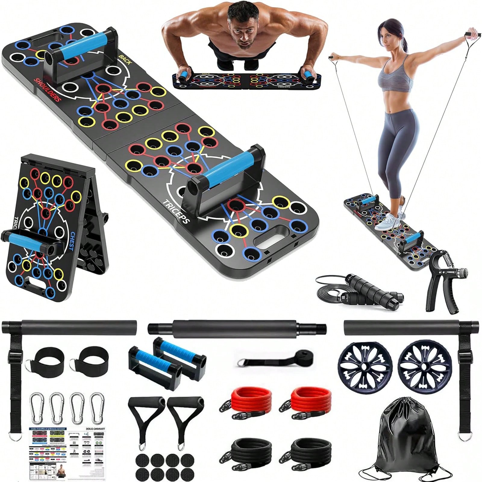 Faltbares Push-Up-Board-System – Push Up Board Foldable Multi Function Bewertung und Preis