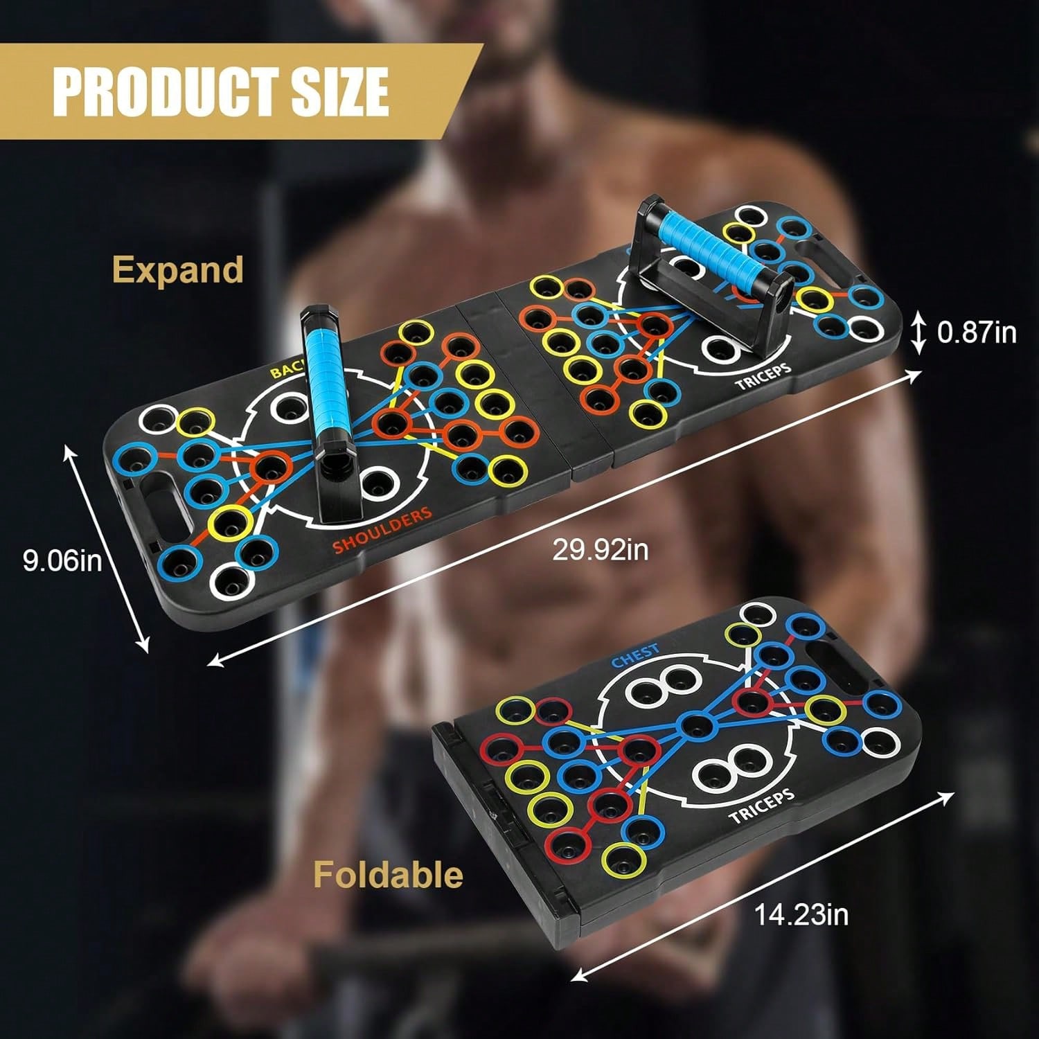 Faltbares Push-Up-Board-System – Push Up Board Foldable Multi Function Bewertung und Preis