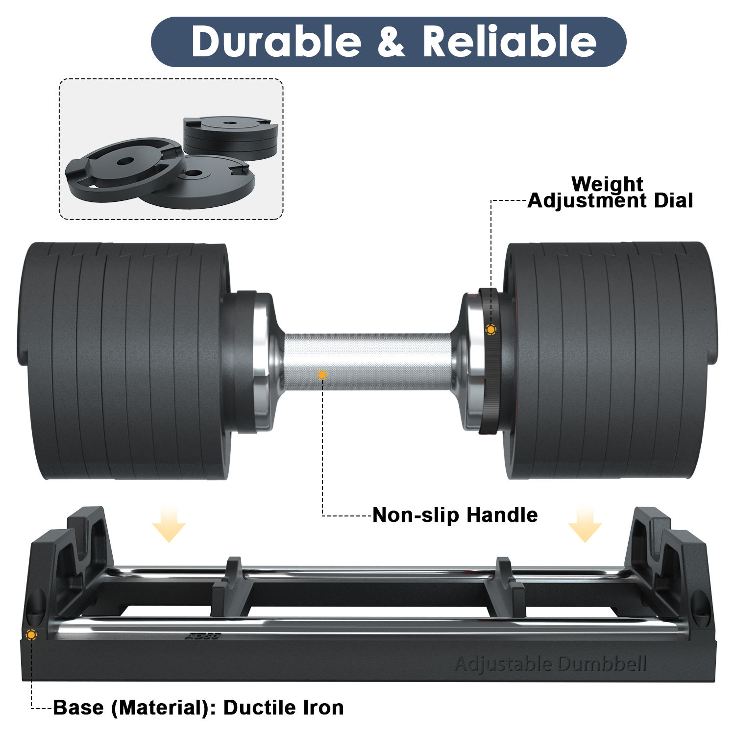 2026 Kommerzielle Fitnessgerät – Adjustable Dumbbell Pair 40Kg Bewertung und Preis