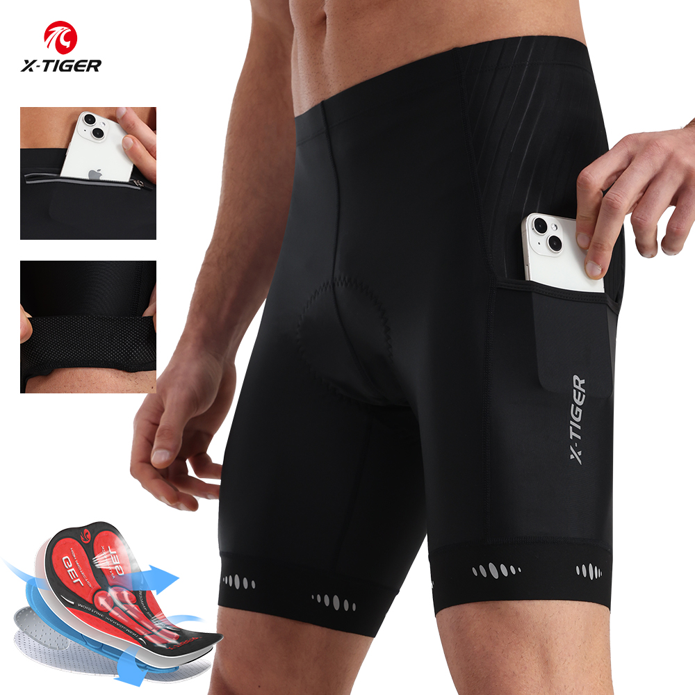 X-TIGER Herren-Radhose mit Ges – Padded Cycling Shorts 5D Gel Bewertung und Preis