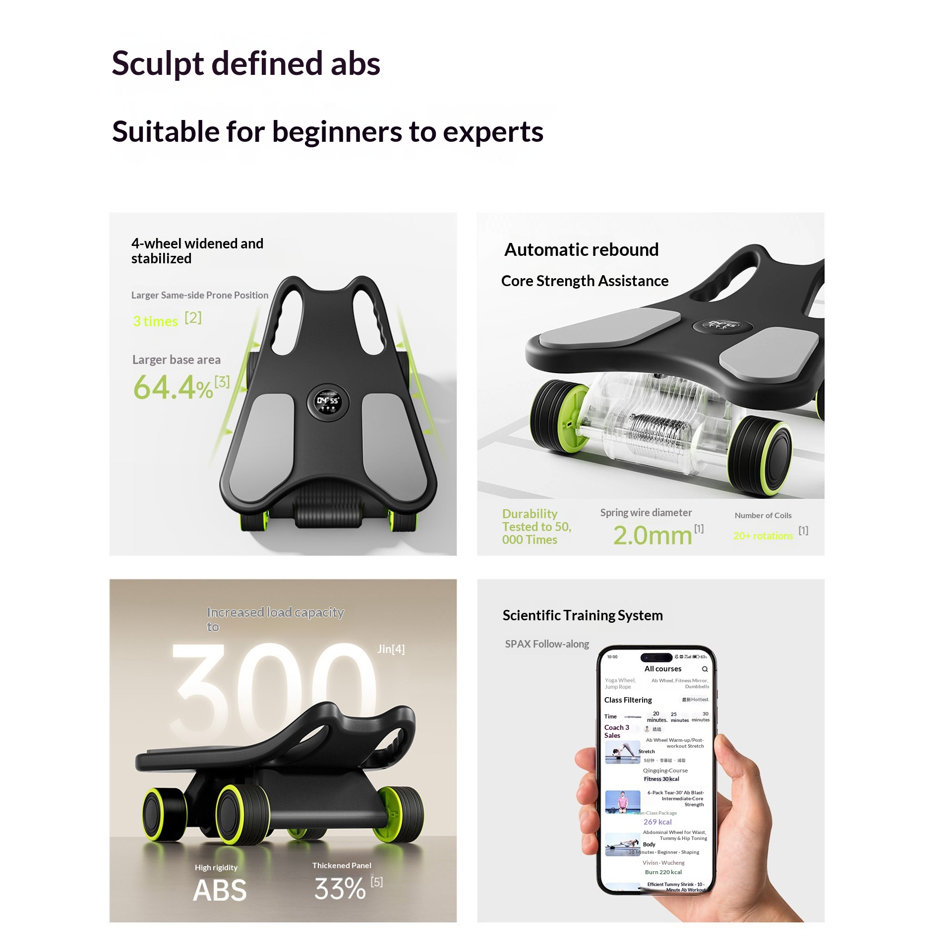 Ab-Roller mit Ellbogenstütze,  – Ab Roller Wheel With Elbow Support Bewertung und Preis