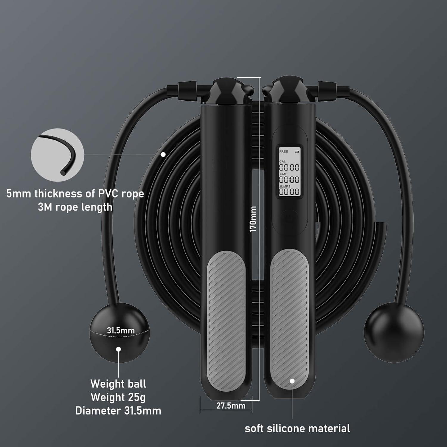 2-in-1 Smartes digitales gewic – Smart Jump Rope Digital Counter Bewertung und Preis