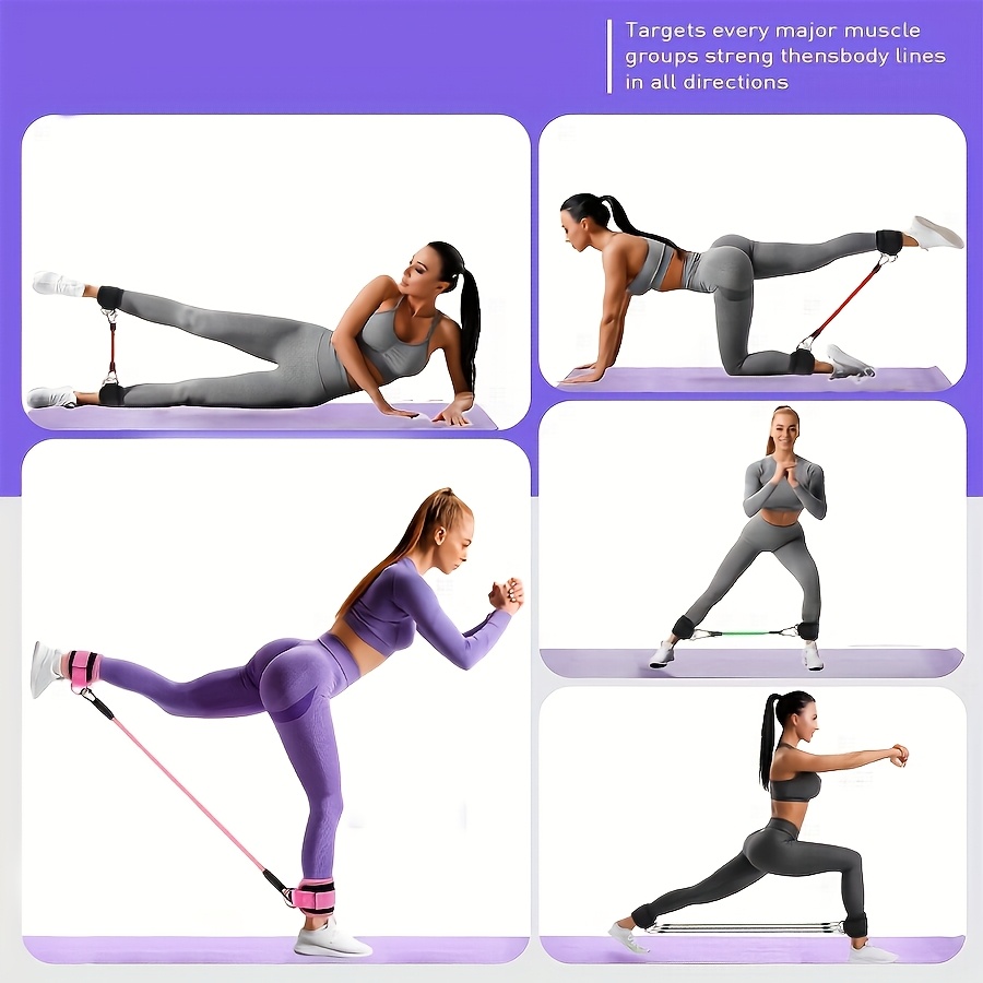 5 Stück Knöchel-Widerstandsbän – Pilates Bar Kit With Resistance Bands Bewertung und Preis
