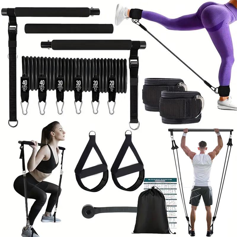 Multifunktionales Pilates-Stan – Pilates Bar Kit With Resistance Bands Bewertung und Preis