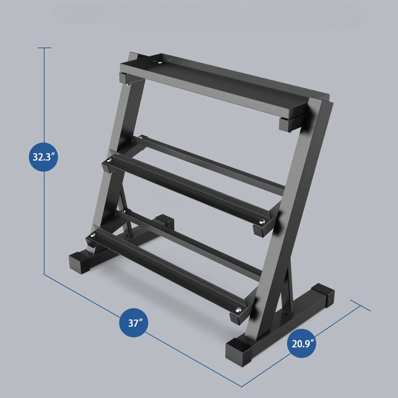 3-stufiges Hantelregal für 8,  – Fitness Equipment Bewertung und Preis