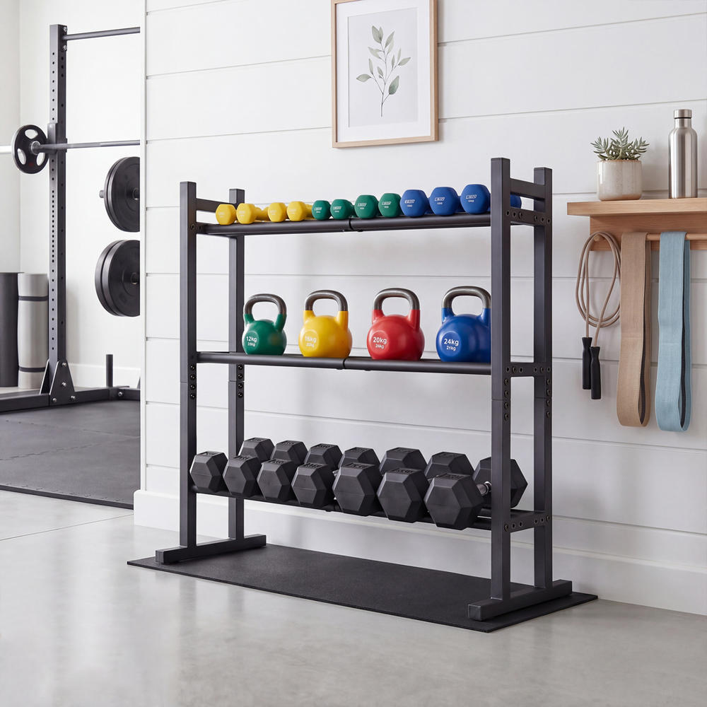 Robustes 3-stufiges Hantelrega – Fitness Equipment Bewertung und Preis