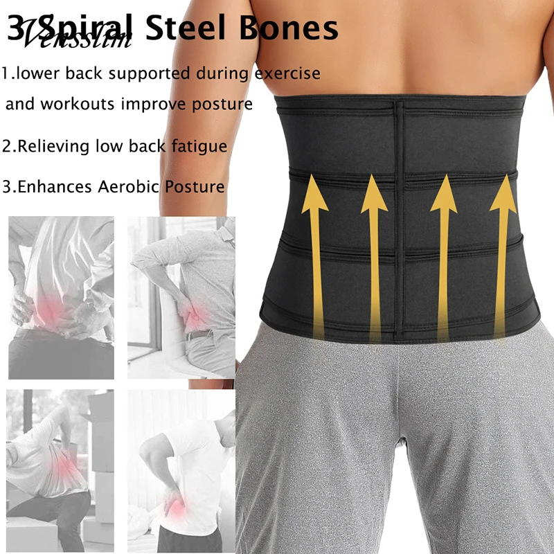 Vensslim Männer Taille Trainer – Sweat Waist Trainer Belt Neoprene Bewertung und Preis