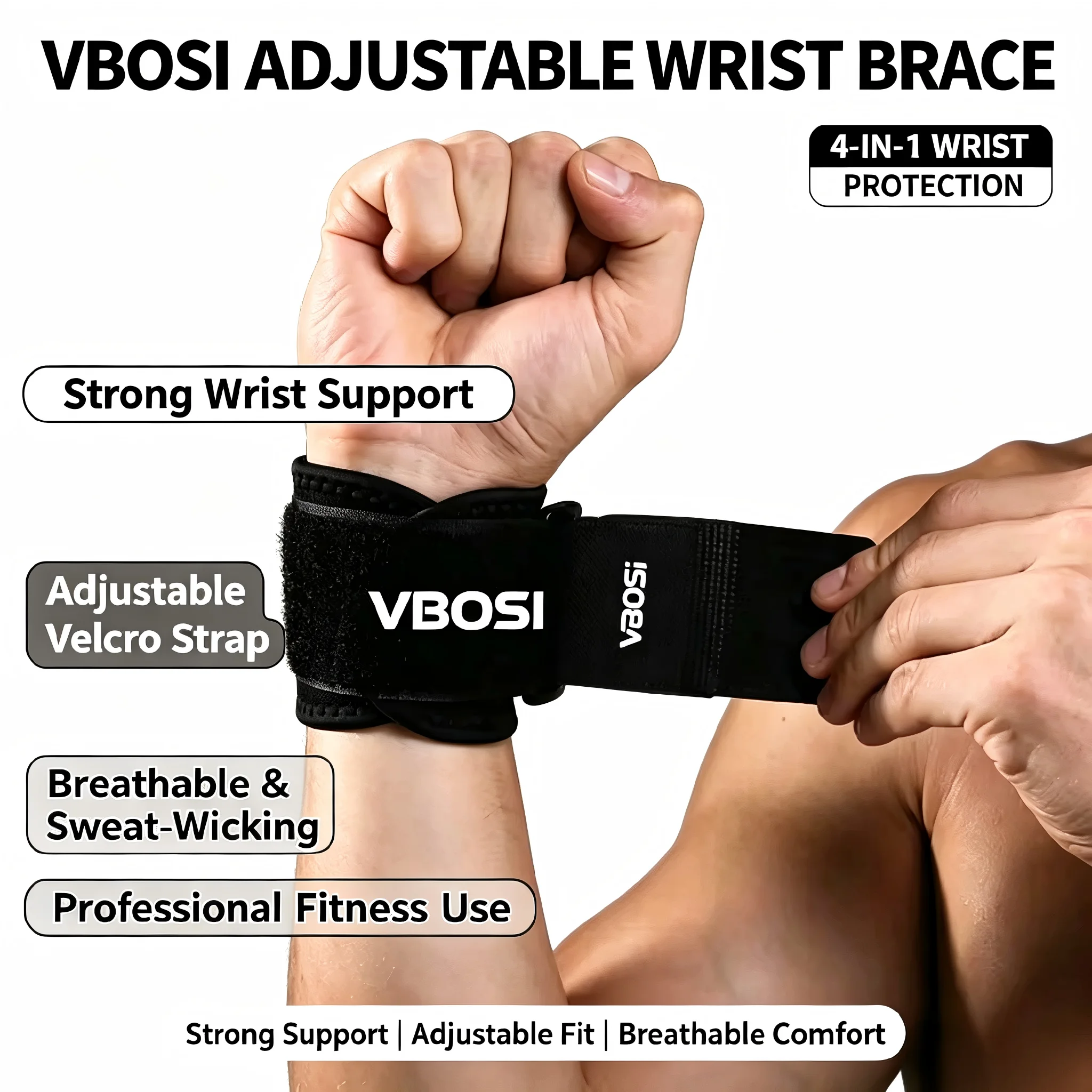 Professionelle Atmungsaktive H – Wrist Wraps Weightlifting Support Bewertung und Preis