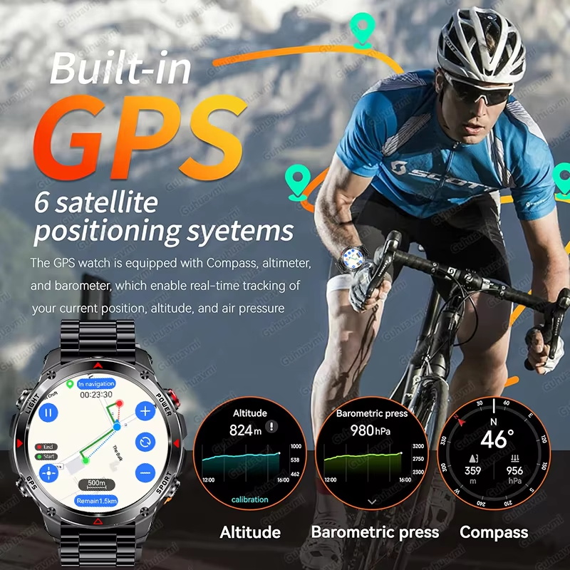 Militärische 540mAh GPS Smartw – Resistance Bands Set With Handles Bewertung und Preis