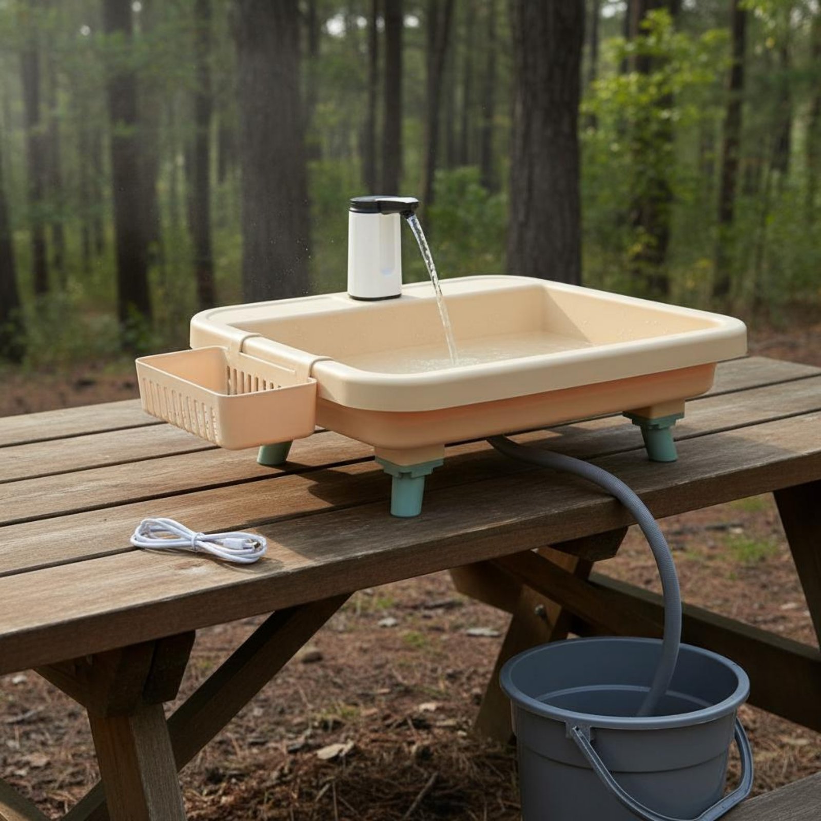 Tragbare Handwaschstation mit  – Camping Bewertung und Preis