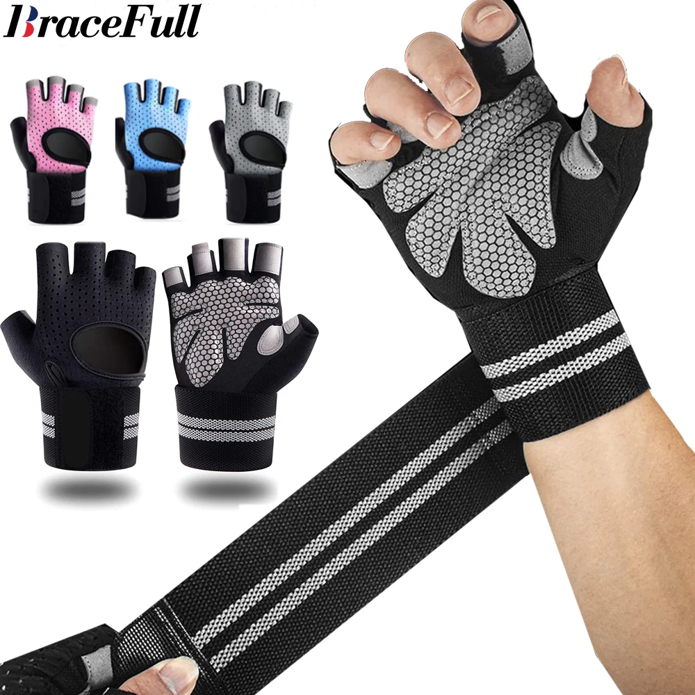 1 Paar Halbfinger-Fitness hand – Wrist Wraps Weightlifting Support Bewertung und Preis