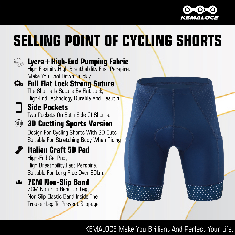 KEMALOCE männer Radfahren Shor – Padded Cycling Shorts 5D Gel Bewertung und Preis
