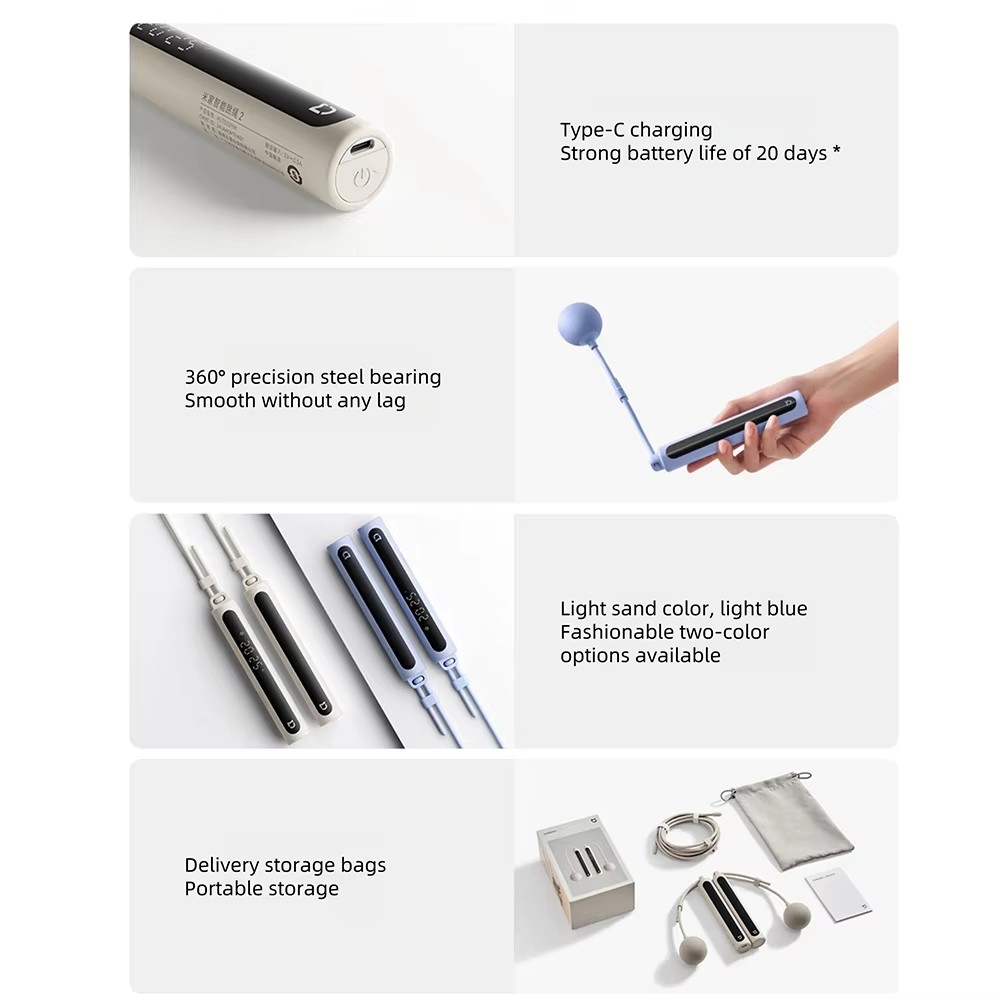 Xiaomi Mijia Smart Springseil  – Smart Jump Rope Digital Counter Bewertung und Preis