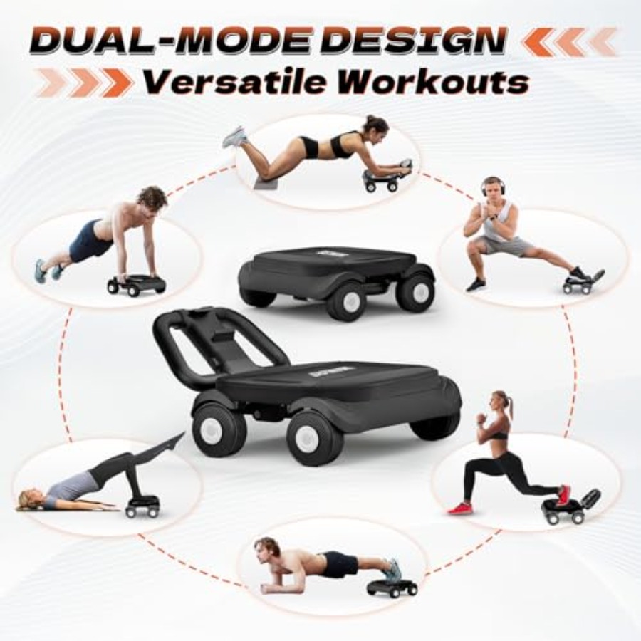Ab-Roller-Rad für das Core-Wor – Ab Roller Wheel With Elbow Support Bewertung und Preis