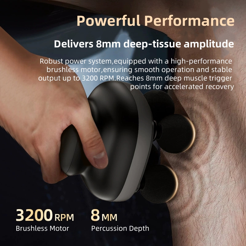 4-Kopf-Handheld-Faszienpistole – Electric Massage Gun Deep Tissue Bewertung und Preis
